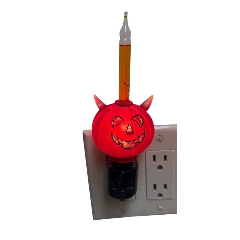 Department 56 Halloween Pumpkin Bubble light In Box Depart 56 Decor Rare  Works